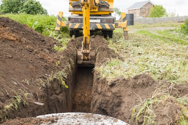 Drainage Trench Installation in Decatur