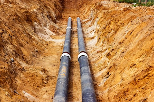 Water Line Trenching in Decatur