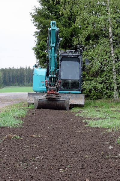 Backhoe Grading in Decatur