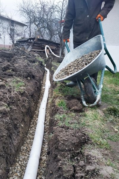 Drain Trenching in Decatur